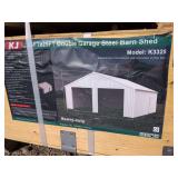 33ft x 25ft Double Garage Steel Barn