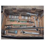 Extension with swivel five ratchets multiple socket sets short and deep extensions extraction bits