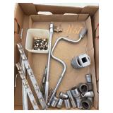 Assorted Wrenches, Sockets, and Accessories