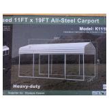 11ft x 19ft All-Steel Carport