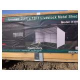 20ft x 12ft Livestock Metal Shed