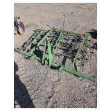 Green Metal Drag Harrow Attachment