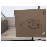 Retractable hose reel with 1/2 x 130 water hosse