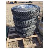 Set of Four Tornel Tractor 1700 Tires, Size 7.50-17