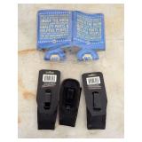 10 napa koozies and three flashlight holsters