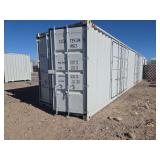 40ft High Cube Shipping Container w/ 2 Side Doors