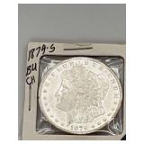 1879s Morgan Silver Dollar BU CH 90% Silver