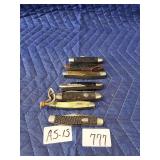 Collection of Folding Pocket Knives AS-IS