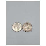 1881 O 1891 Morgan Silver Dollars 90% Silver