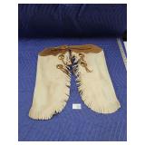 Small Leather Western Riding Chaps