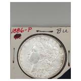 1886p Morgan Silver Dollar BU 90% Silver