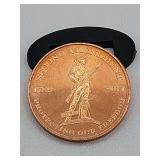 Second Amendment Copper Round 1 oz