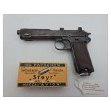 Steyr M 1912 9mm Steyr Pistol