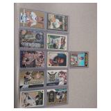 11 Baseball card lot , rookies , HOF players , insert