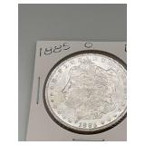 1885o Morgan Silver Dollar BU MS 90% Silver
