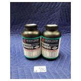 Two Hodgdon H4895 Rifle Powder Containers