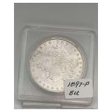 1897p Morgan Silver Dollar BU 90% Silver
