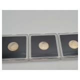 3 Roosevelt Dimes 2009 S, 2009D,2009 P BU