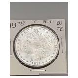 1878pMorgan Silver Dollar8TF BU MS 90% Silver