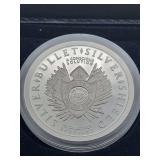 1 Troy Oz Silver Proof Medallion .999 fine silver