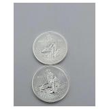 2  1984 Engelhard Prospectors BU Nice Rounds