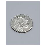 One Troy Ounce .999 Fine Silver Buffalo Coin UC