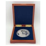 5 OZ .999 Fine Silver Round Silver Bullet You Dont see Many of Theses