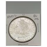 1885o Morgan Silver Dollar BU MS 90% Silver