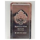 1 10 Troy Oz .999 Fine Scottsdale Stackable Bar
