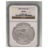 2007 Silver Eagle MS69
