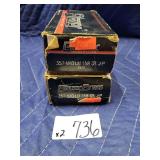 Blazer Brass .357 Magnum 158 GR JHP Ammunition (Two Boxes)
