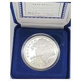 Freedom Girl One Troy Oz  Silver Proof Medallion