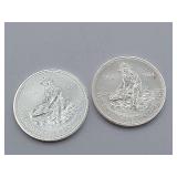 2  1984 Engelhard Prospectors BU Nice Rounds