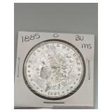 1885o Morgan Silver Dollar BU MS 90% Silver