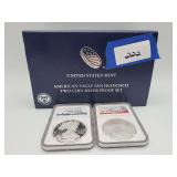 2012 S American Eagle San Francisco Two Coin Silver Proof Set