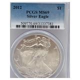 2012 Silver Eagle MS69