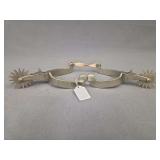 Ricardo Nickel Silver Spurs Circa 1940's