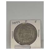 1899p Morgan Silver Dollar F 90% Silver