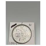 1897p Morgan Silver Dollar BU 90% Silver