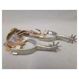 Star Steel Silver Spurs