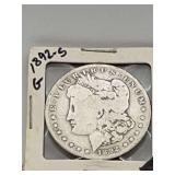 1892s Morgan Silver Dollar G 90% Silver