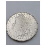 1891 Morgan 90% Silver