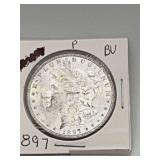 1897p Morgan Silver Dollar BU 90% Silver