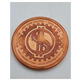 2013 AV Oz .999 Copper Round