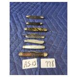 As-Is Lot of Seven Pocket Knives