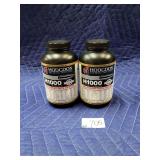 2-Hodgdon H1000 Rifle Powder - 1 lb Cans