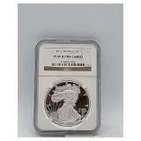 2012 W Eagle $1 PF 69 Ultra Cameo