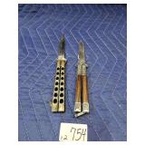 Two Butterfly Knives