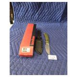 NEW-Kershaw Deschutes Skinner 1883 Fixed Blade Knife with Sheath