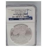 2012 S Silver Eagle Early Release PF69